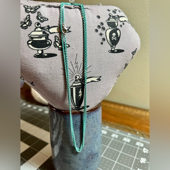 Tiffany & Co. Blue Enamel Sterling Silver Chain - 30” - Picture 5 of 5